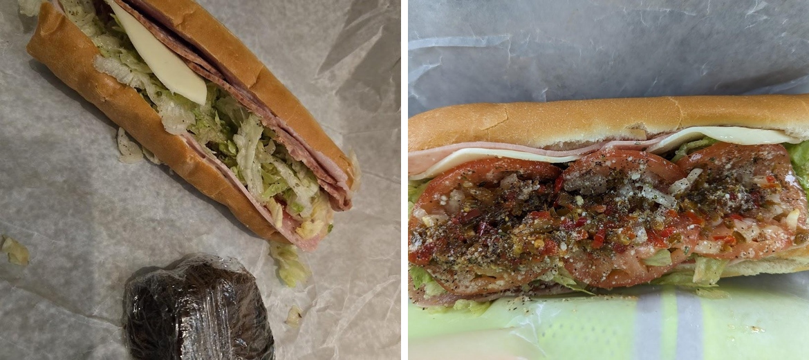 Southside Sub Shop Menu