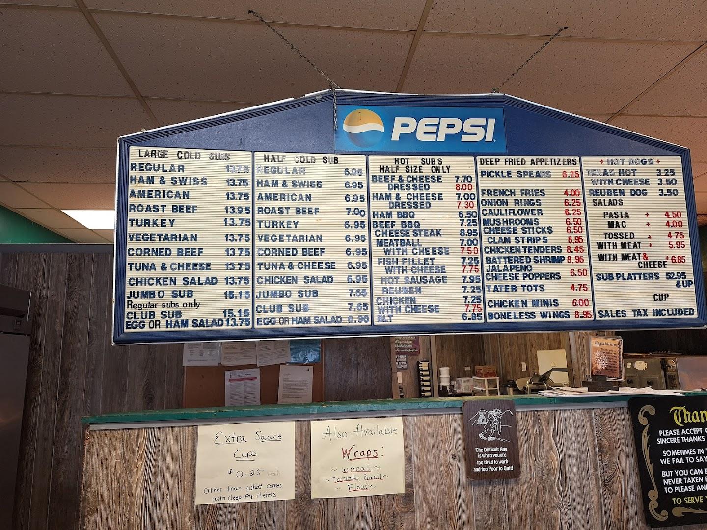 Southside Sub Shop Menu image 3